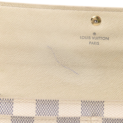 Louis Vuitton Damier Azur Sarah Wallet 10 of 18