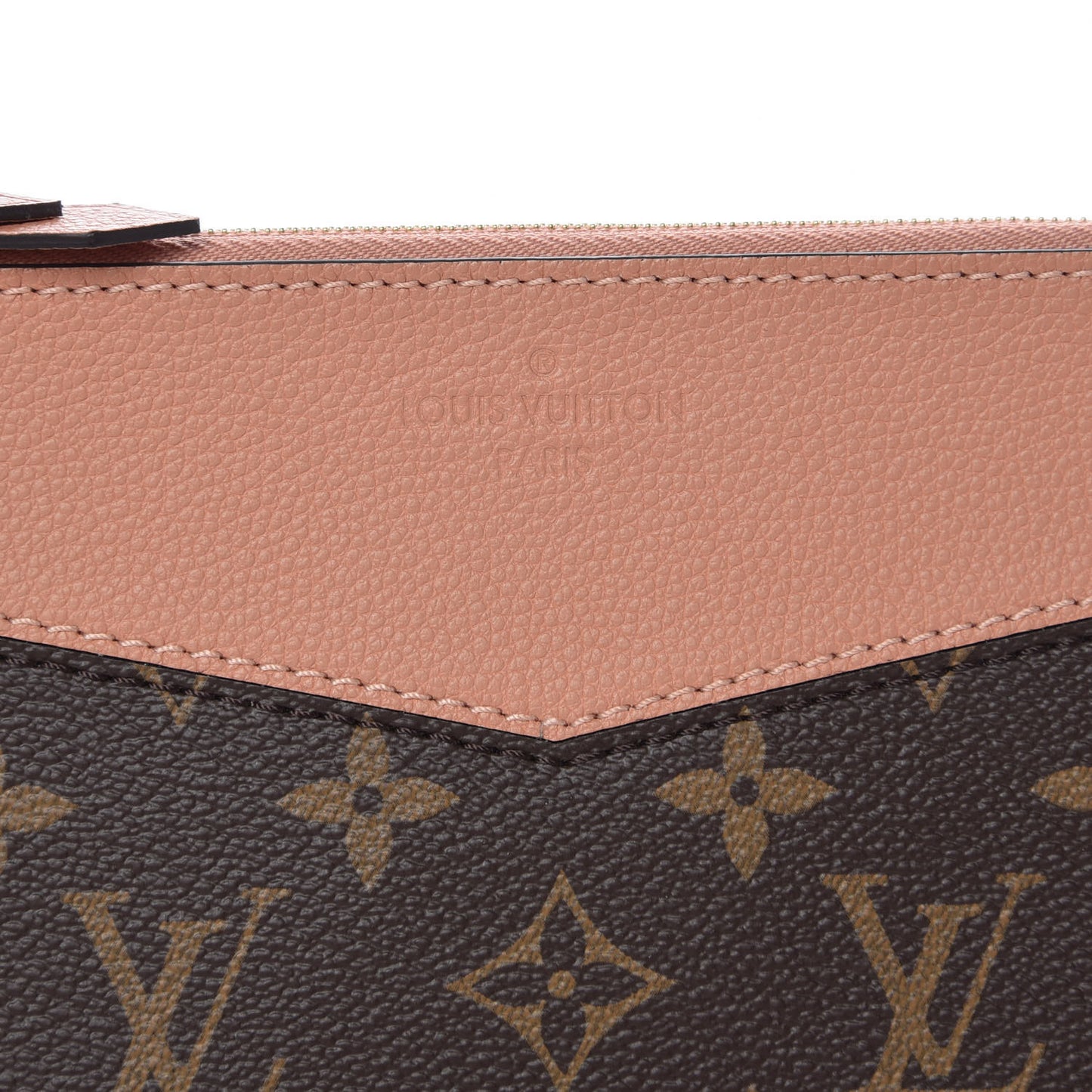 Monogram Daily Pouch Peach