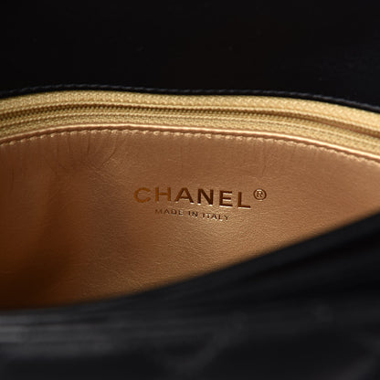 Chanel Lambskin Quilted Large Trendy Spirit Top Handle Bag Black 6 of 11