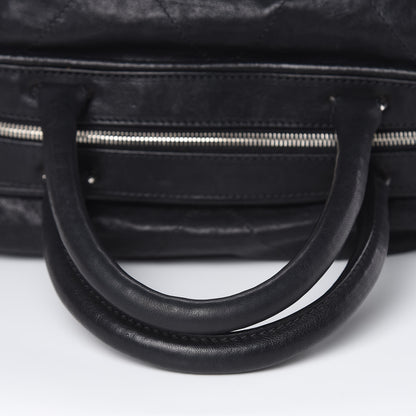 Chanel Calfskin Stitched Bowler Black 10 of 10