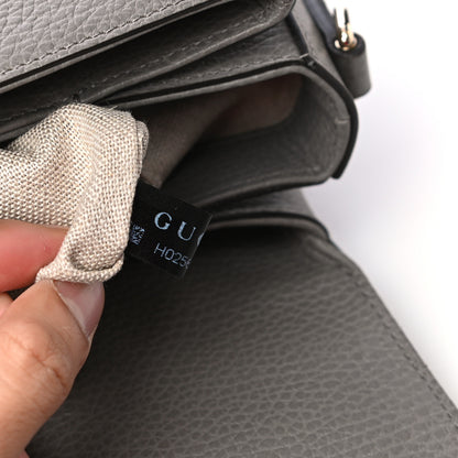 Gucci Dollar Calfskin Medium Interlocking G Top Handle Shoulder Bag Loess 9 of 9