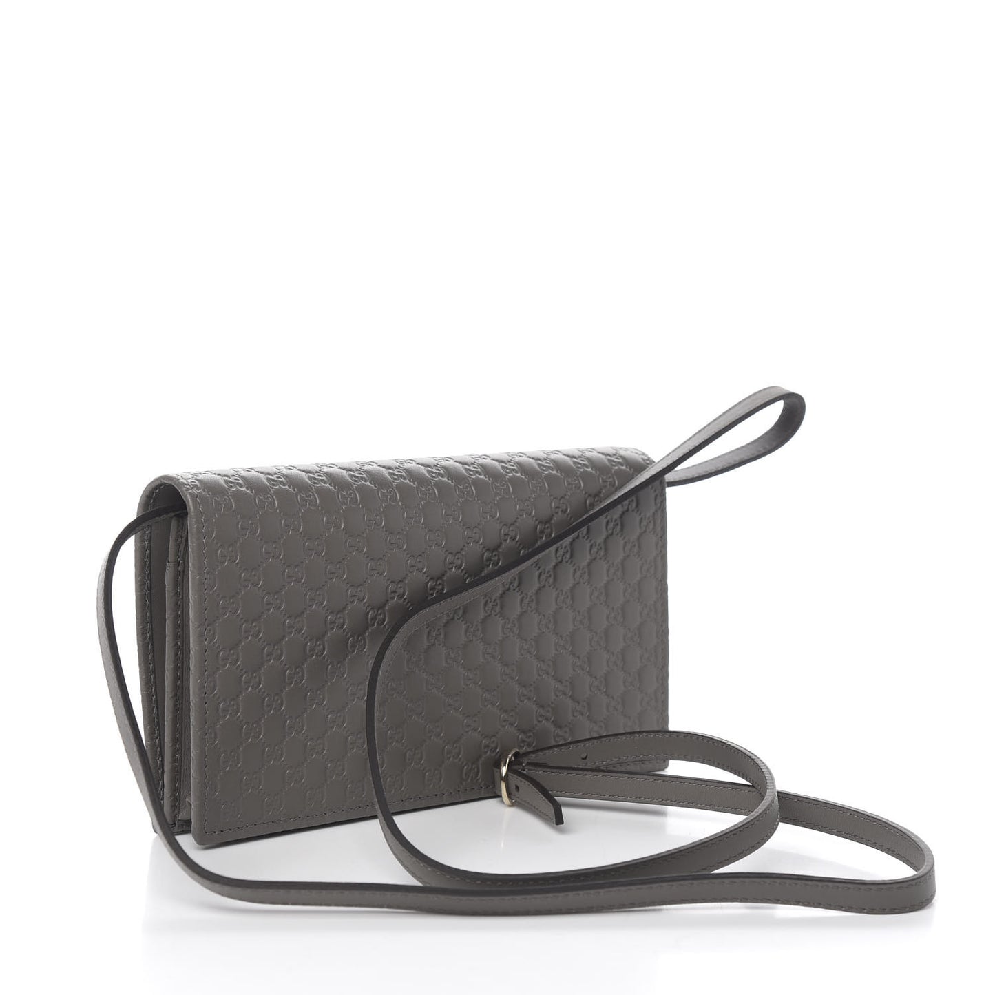 Soft Microguccissima Crossbody Wallet Loess