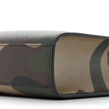 Celine Canvas Calfskin Mini Vertical Cabas Khaki 6 of 10