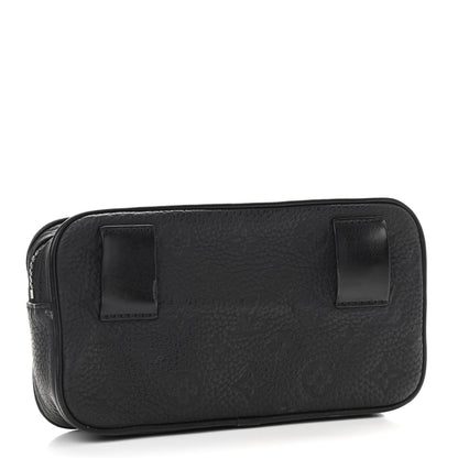 Louis Vuitton Taurillon Monogram Uniformes Solar Ray Soft Pochette Volga Belt Bag Black 3 of 10
