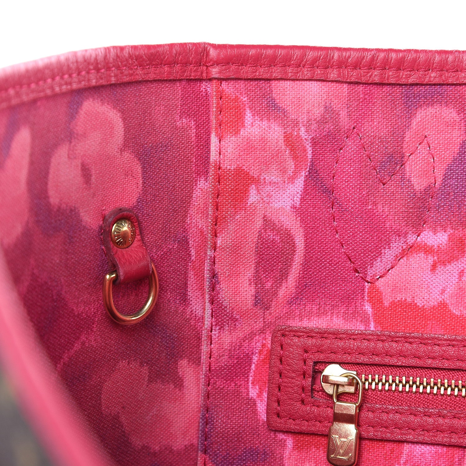 Louis Vuitton Monogram Articles de Voyage Ikat Neverfull MM Rose Indien 22 of 23