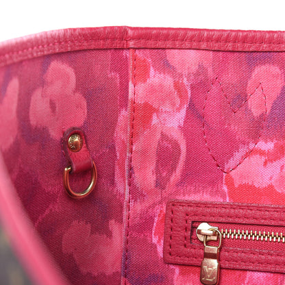 Louis Vuitton Monogram Articles de Voyage Ikat Neverfull MM Rose Indien 22 of 23