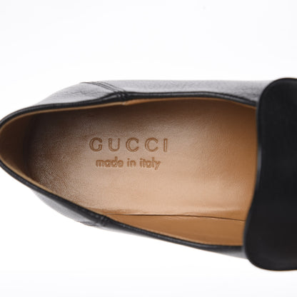 Gucci Goatskin Mens Horsebit Loafers 8.5 Black 7 of 9