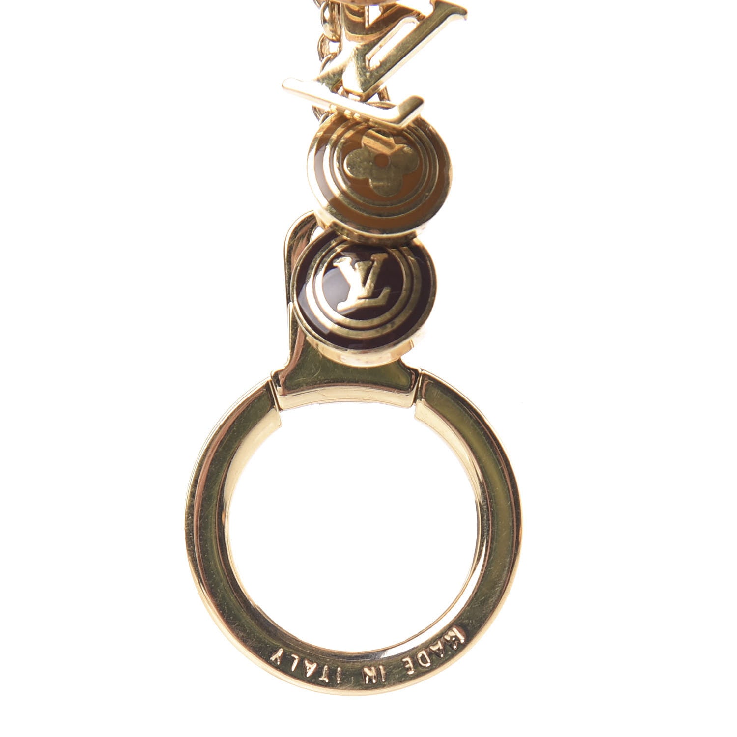 Louis Vuitton Pastilles Key Chain Bag Charm Brown 4 of 4