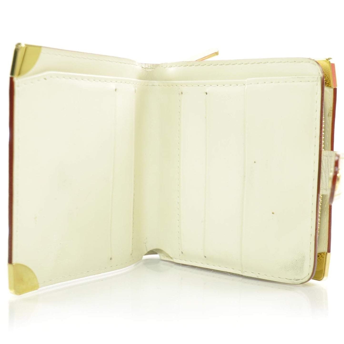 Suhali Compact Zipped Wallet White