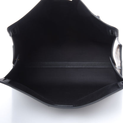 Fendi Glazed Fabric Vitello Century FF 1974 Stamp Patch Medium Peekaboo Defender Cover Mogano Panna Black 5 of 10