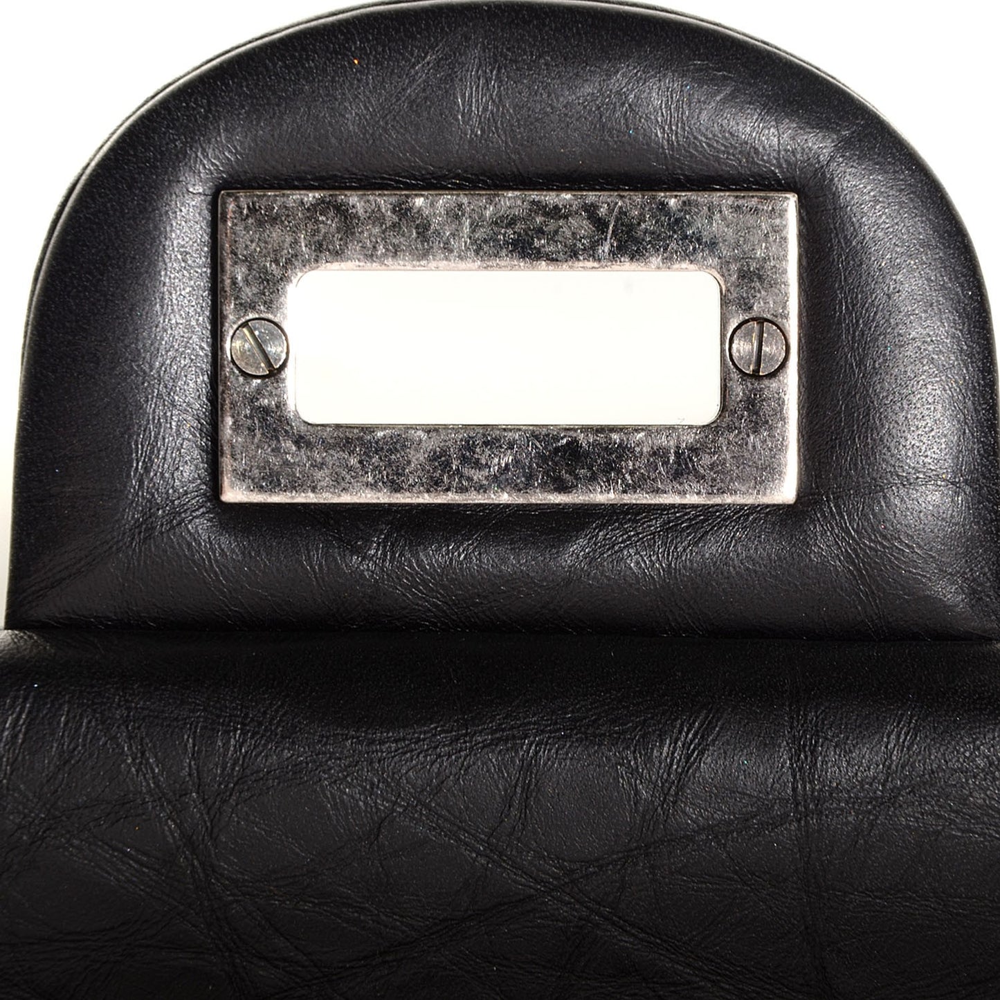 Aged Calfskin Quilted 2.55 Reissue 226 Flap Black