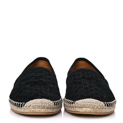 Gucci Suede Microguccissima Espadrilles 39.5 Black 2 of 7