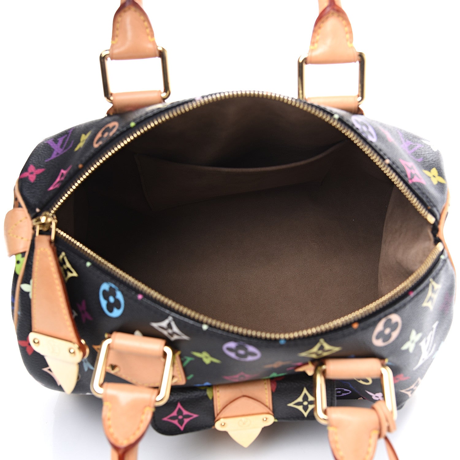 Louis Vuitton Monogram Multicolor Speedy 30 Black 4 of 11