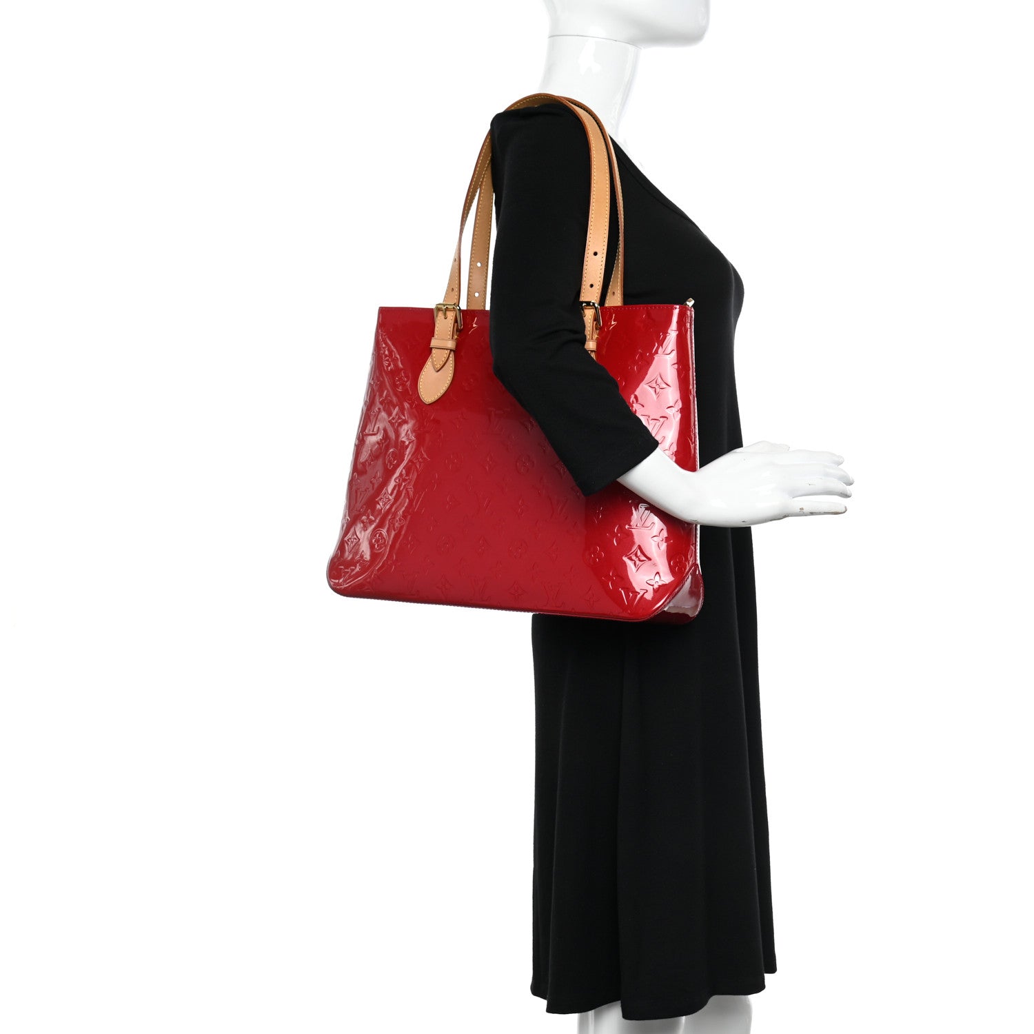 Louis Vuitton Vernis Brentwood Pomme D'Amour 2 of 12