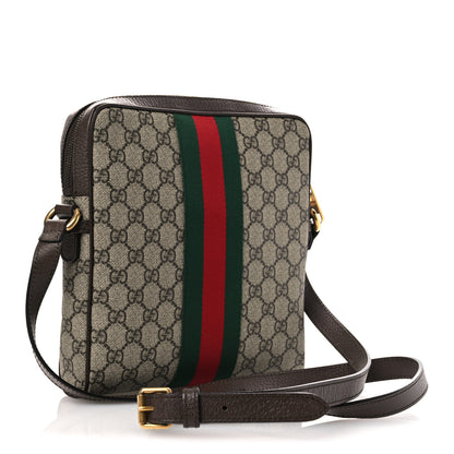 Gucci GG Supreme Monogram Web Small Ophidia Messenger Bag Brown 3 of 11