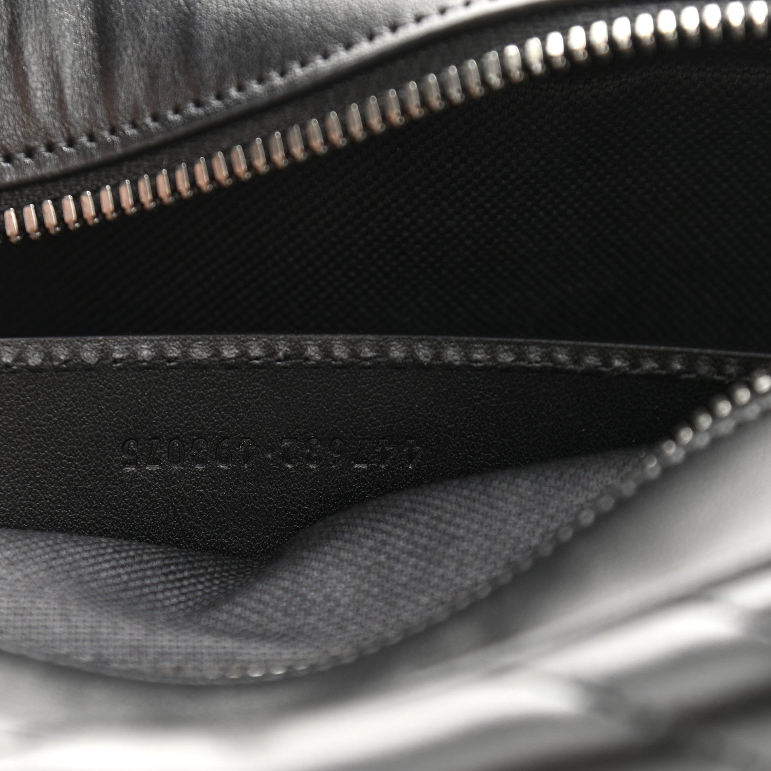 Gucci Calfskin Matelasse Monochrome Small GG Marmont Chain Shoulder Bag Black 7 of 11