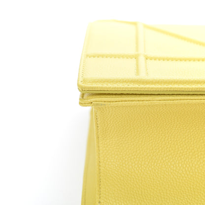 Christian Dior Grained Calfskin Medium Diorama Flap Bag Acacia Yellow 11 of 12