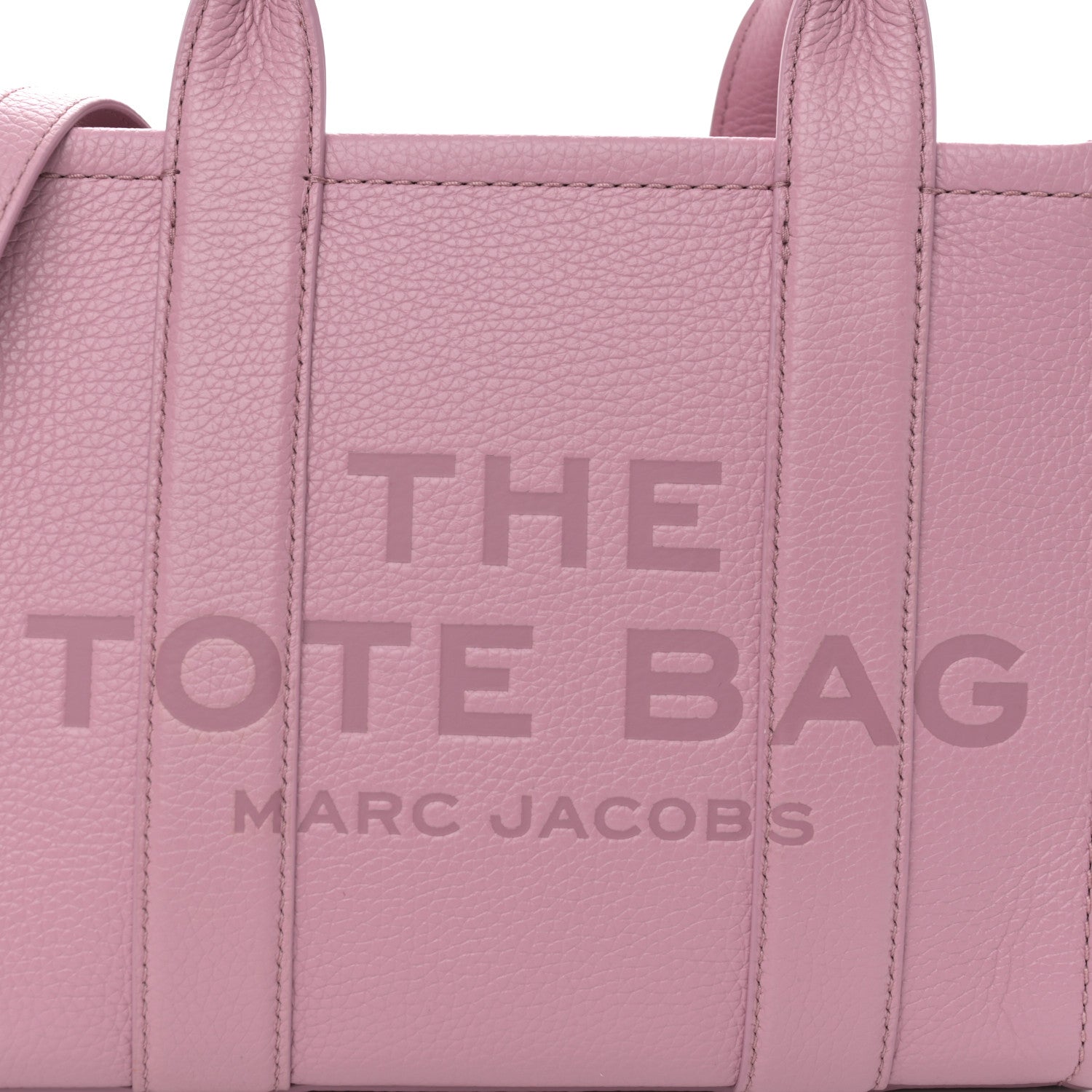 Marc Jacobs Grained Calfskin Medium The Tote Bag Lilas 8 of 11