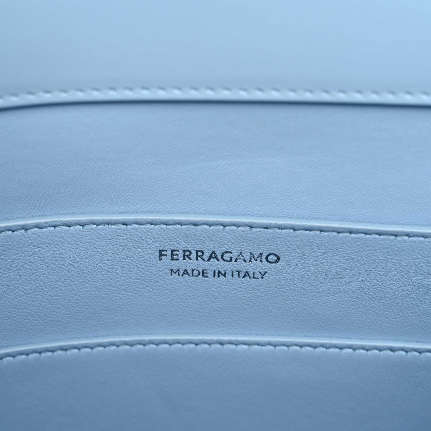 Salvatore Ferragamo Brushed Calfskin North South Wanda Top Handle