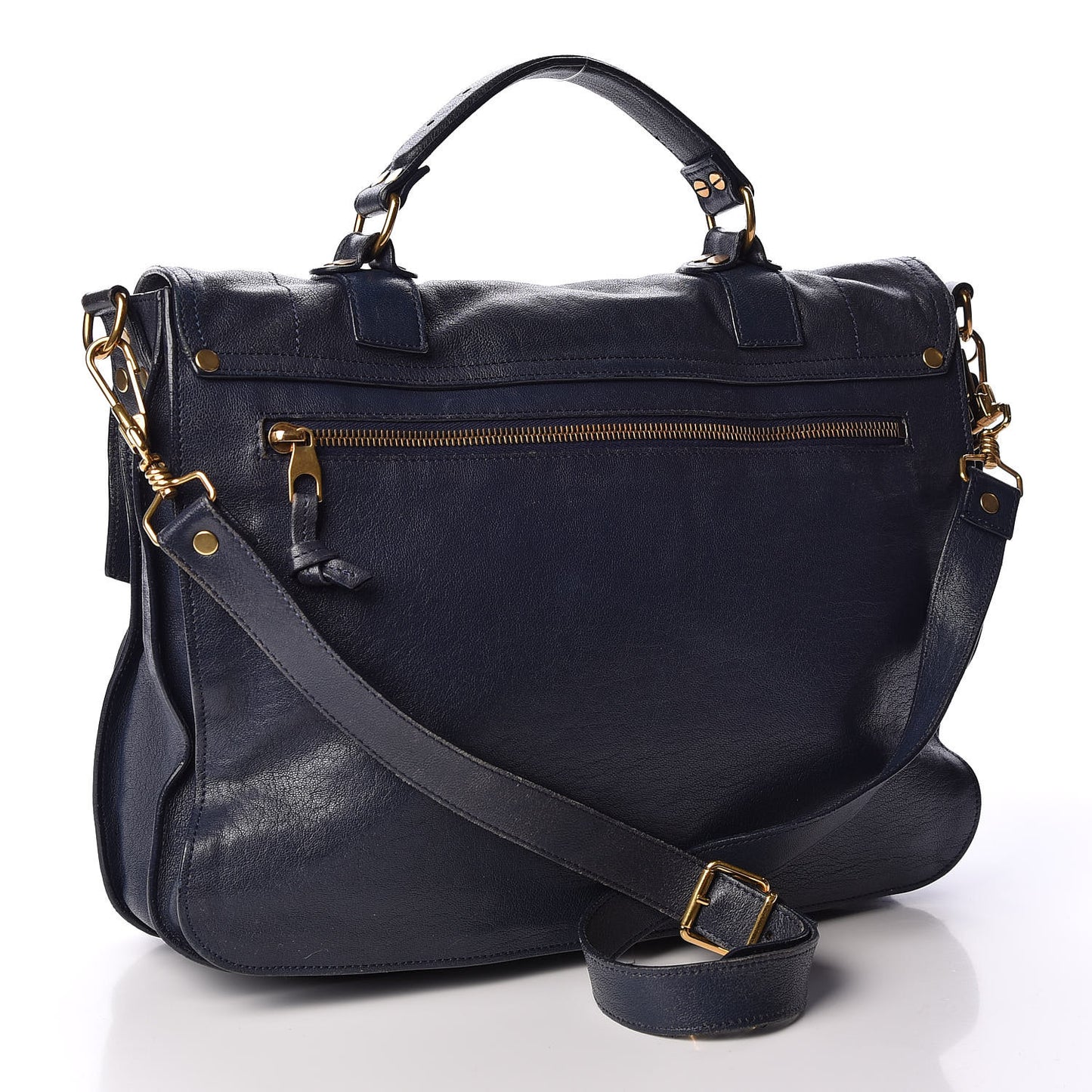 Lambskin Large PS1 Satchel Midnight