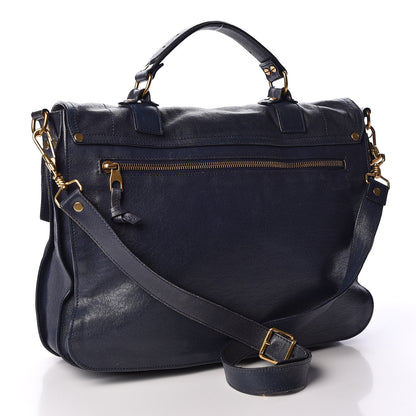 Proenza Schouler Lambskin Large PS1 Satchel Midnight 2 of 8