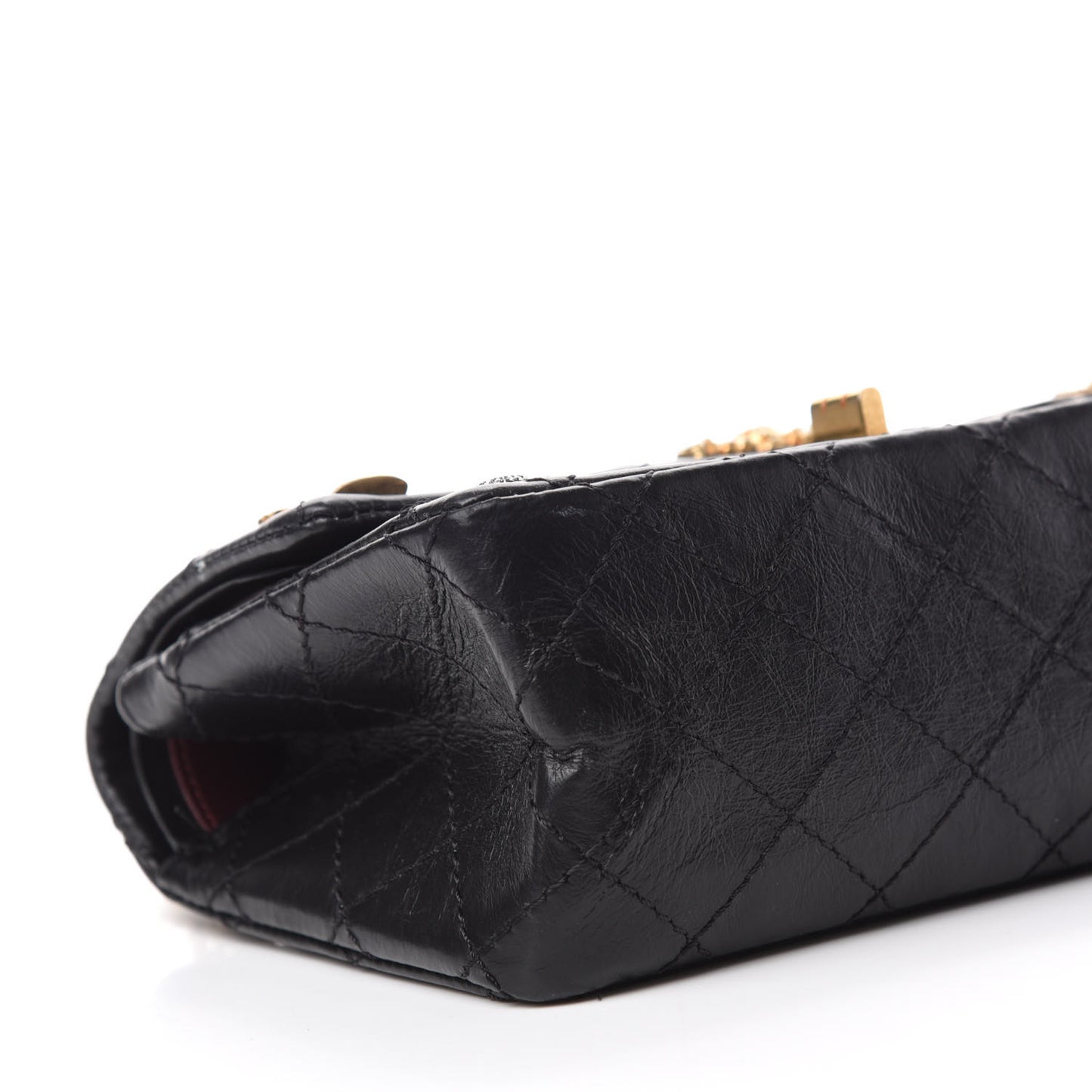 Aged Calfskin Lucky Charms 2.55 Reissue 224 Flap Black
