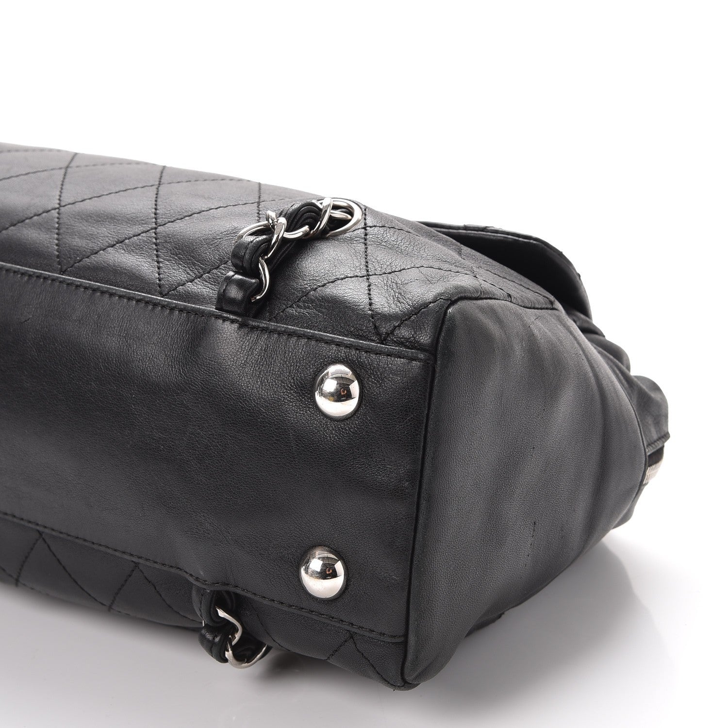Chanel Lambskin Quilted Small Camera Case Black 14 of 14