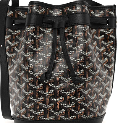 Goyard Goyardine Petit Flot Bucket Bag PM Black 7 of 9