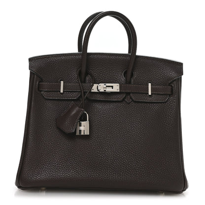Hermes Togo Birkin 25 Chocolate 1 of 19
