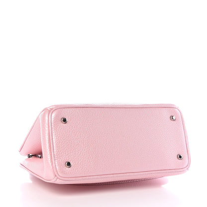 Christian Dior Metallic Bullcalf Mini Diorissimo Tote Pink 4 of 7