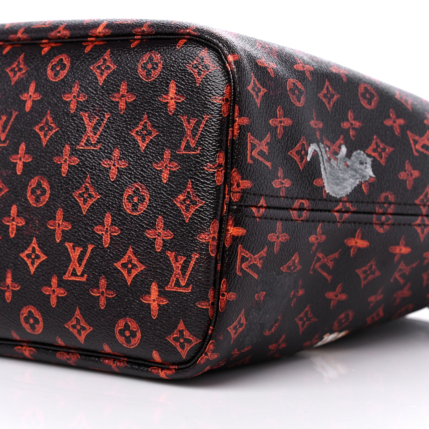 Louis Vuitton Catogram Neverfull MM Marron 10 of 10