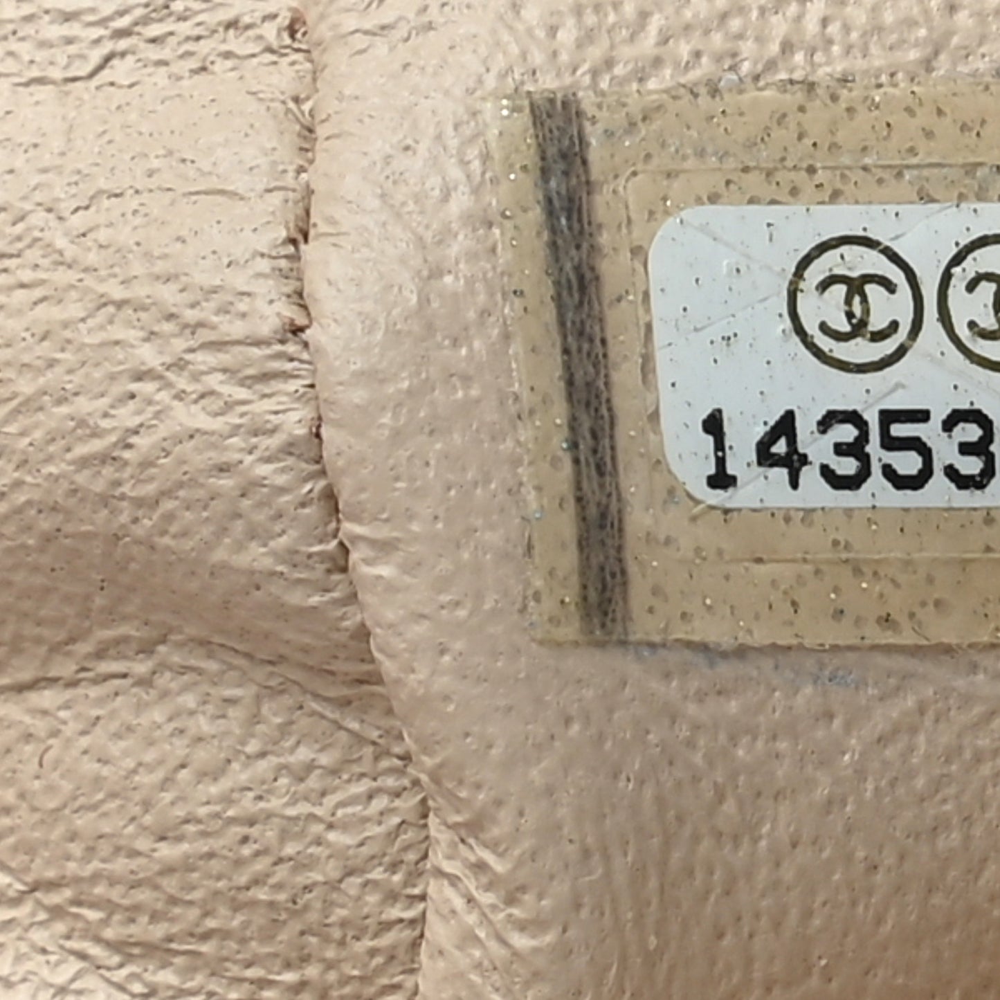 Lambskin Quilted Timeless Clutch Beige Clair