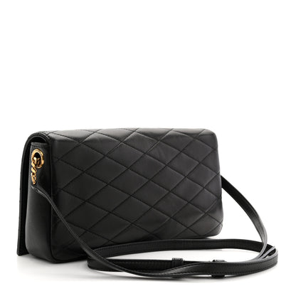 Saint Laurent Lambskin Quilted Monogram Kate 99 Black 3 of 10