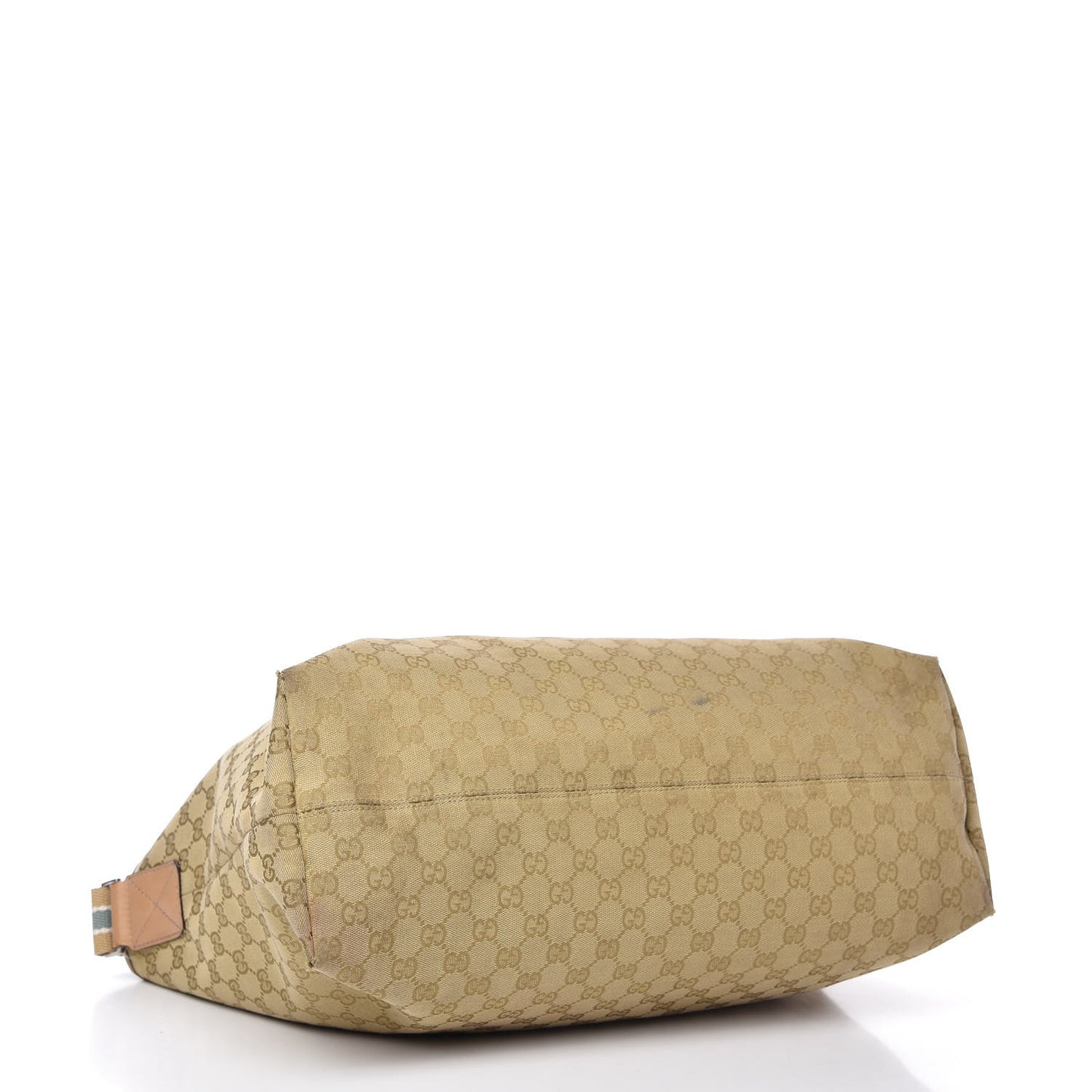 Monogram Travel Bag Beige Blue