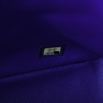 Chanel Lambskin Quilted Jumbo Single Flap Blue 2 of 10