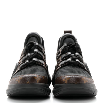 Louis Vuitton Calfskin Patent Monogram LV Archlight Sneakers 38.5 Black 2 of 8