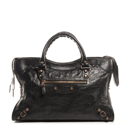 Balenciaga Agneau Giant 12 Rose Gold Hardware City Black 1 of 10