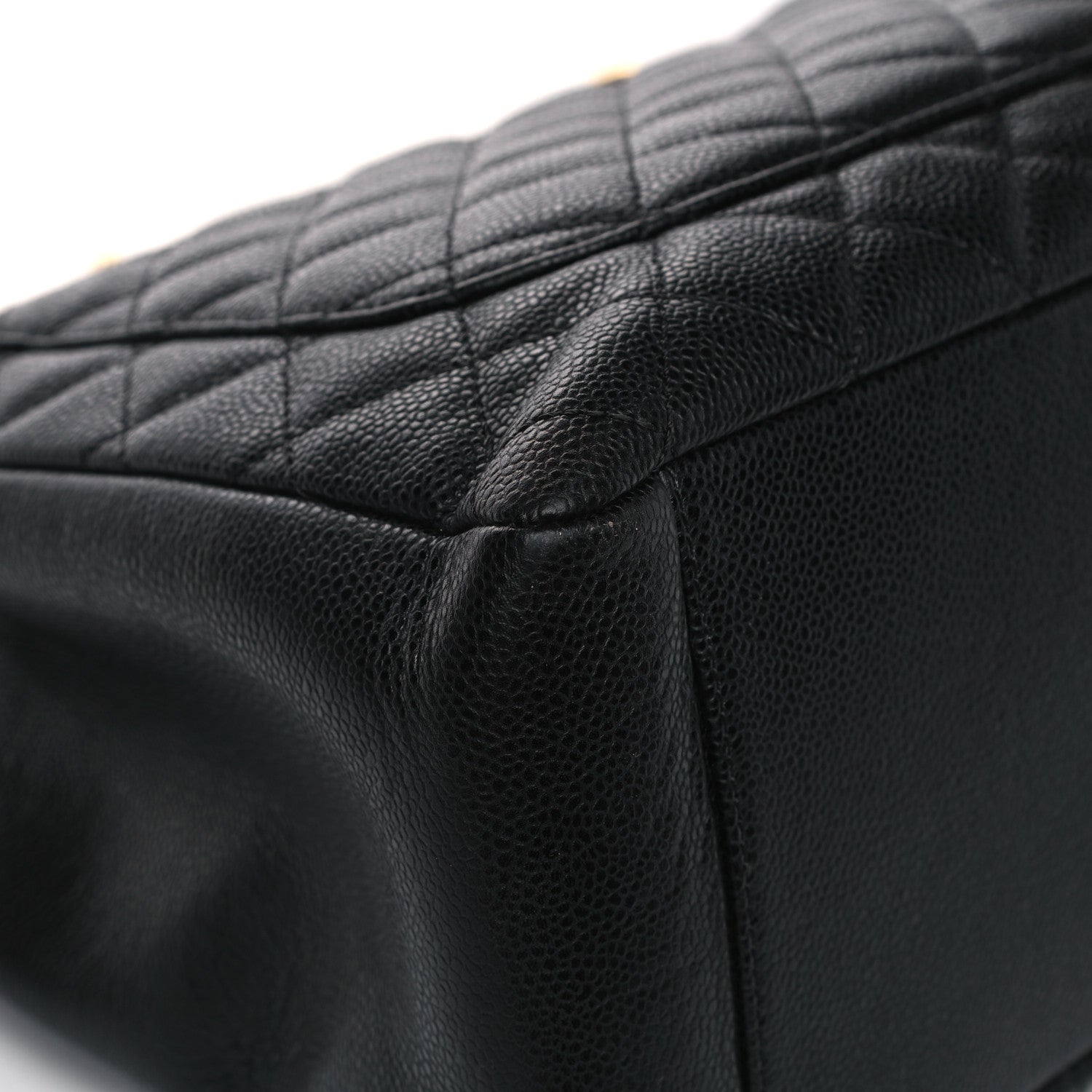 Chanel Caviar Quilted Grand Shopping Tote GST Black 6 of 13