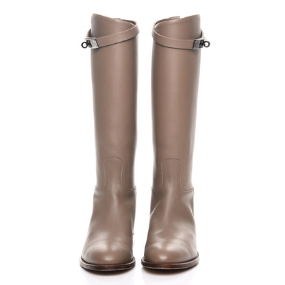 Hermes Swift Kelly Jumping Boots 39 Etoupe 2 of 10