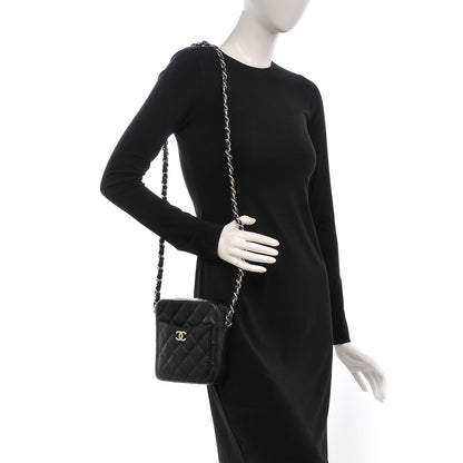 Chanel Caviar Quilted Camera Case Crossbody Bag Black 2 of 9