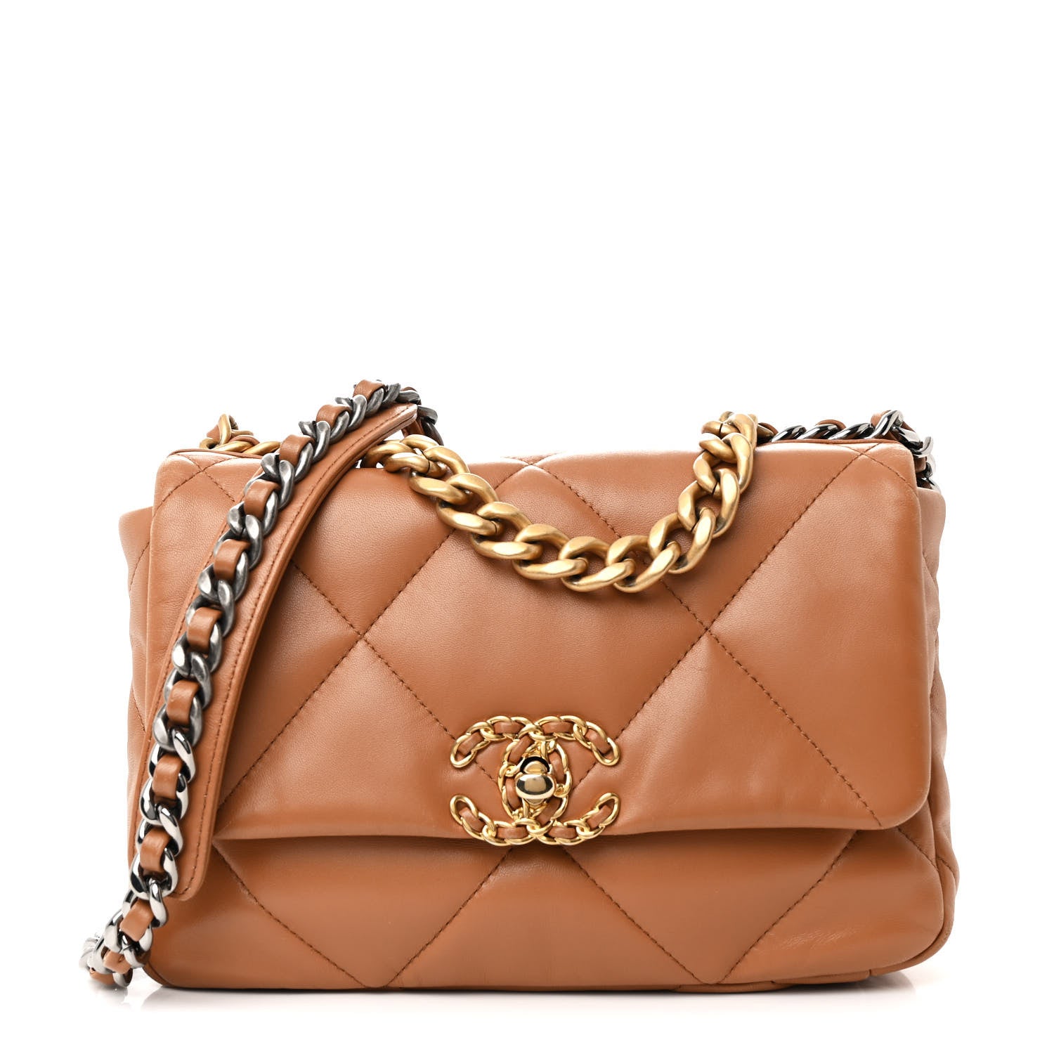 Chanel Lambskin Quilted Medium Chanel 19 Flap 1 of 13