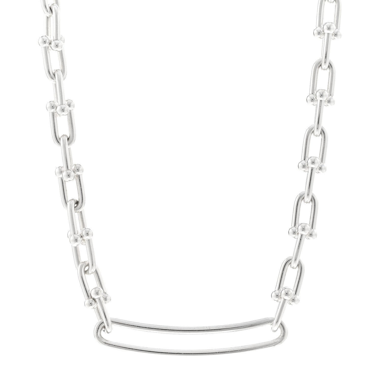 Tiffany Sterling Silver HardWear Link Necklace 1 of 5