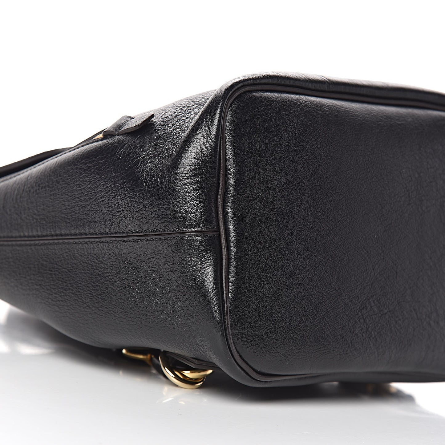 Suede Calfskin Small Faye Backpack Black