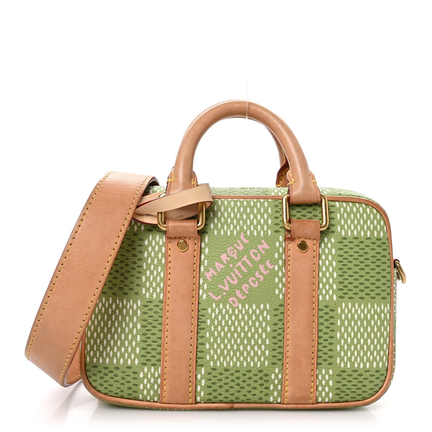 Damier Golf Nano Porte Documents Voyage Green