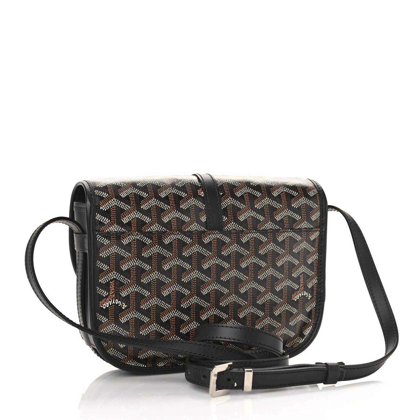 Goyardine Belvedere II PM Messenger Bag Black