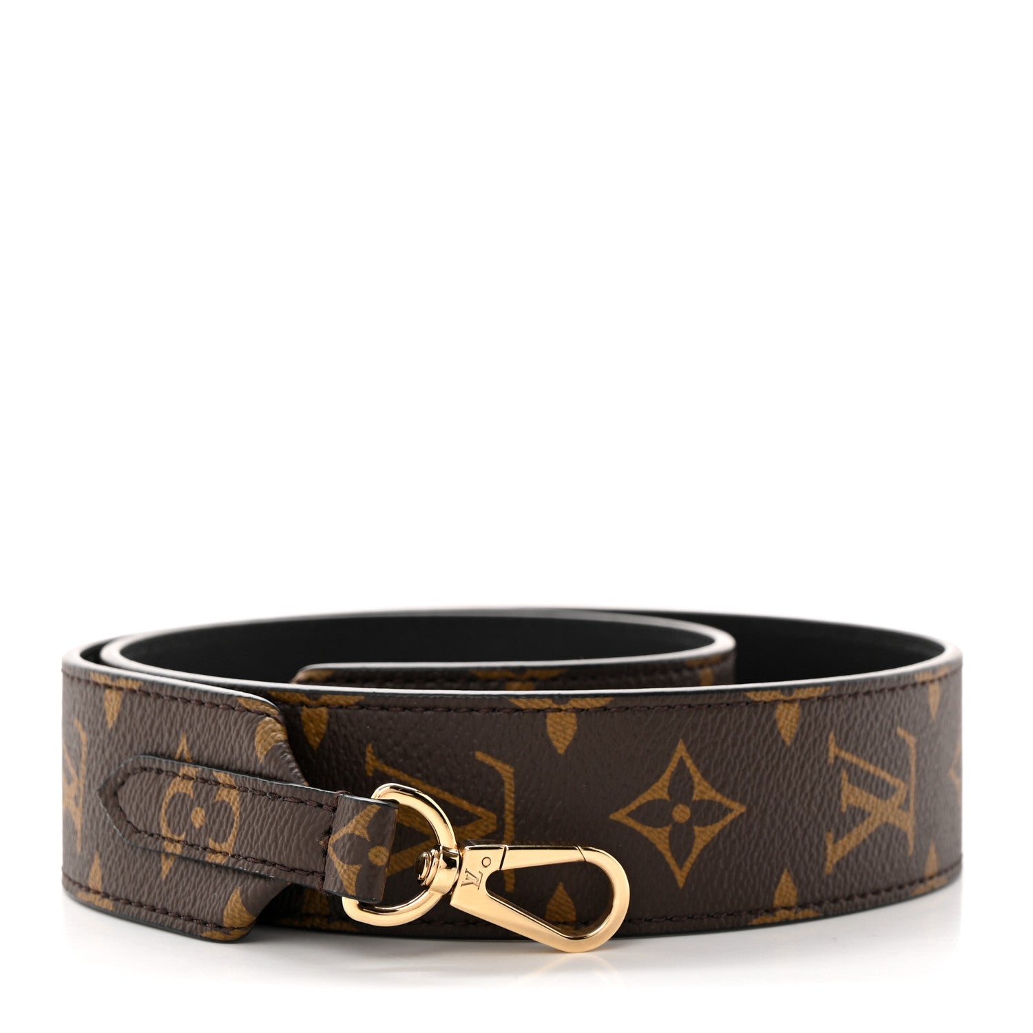 Louis Vuitton Monogram Bandouliere Shoulder Strap Black 1 of 5