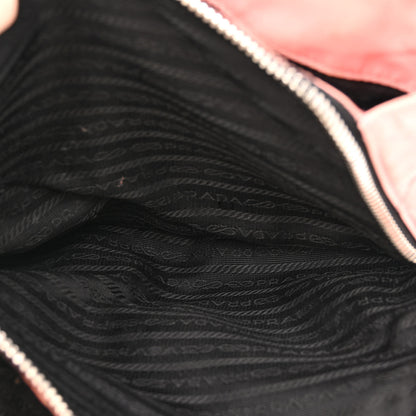 Prada Tessuto Nylon Quilted Shoulder Bag Rosa Black 6 of 17