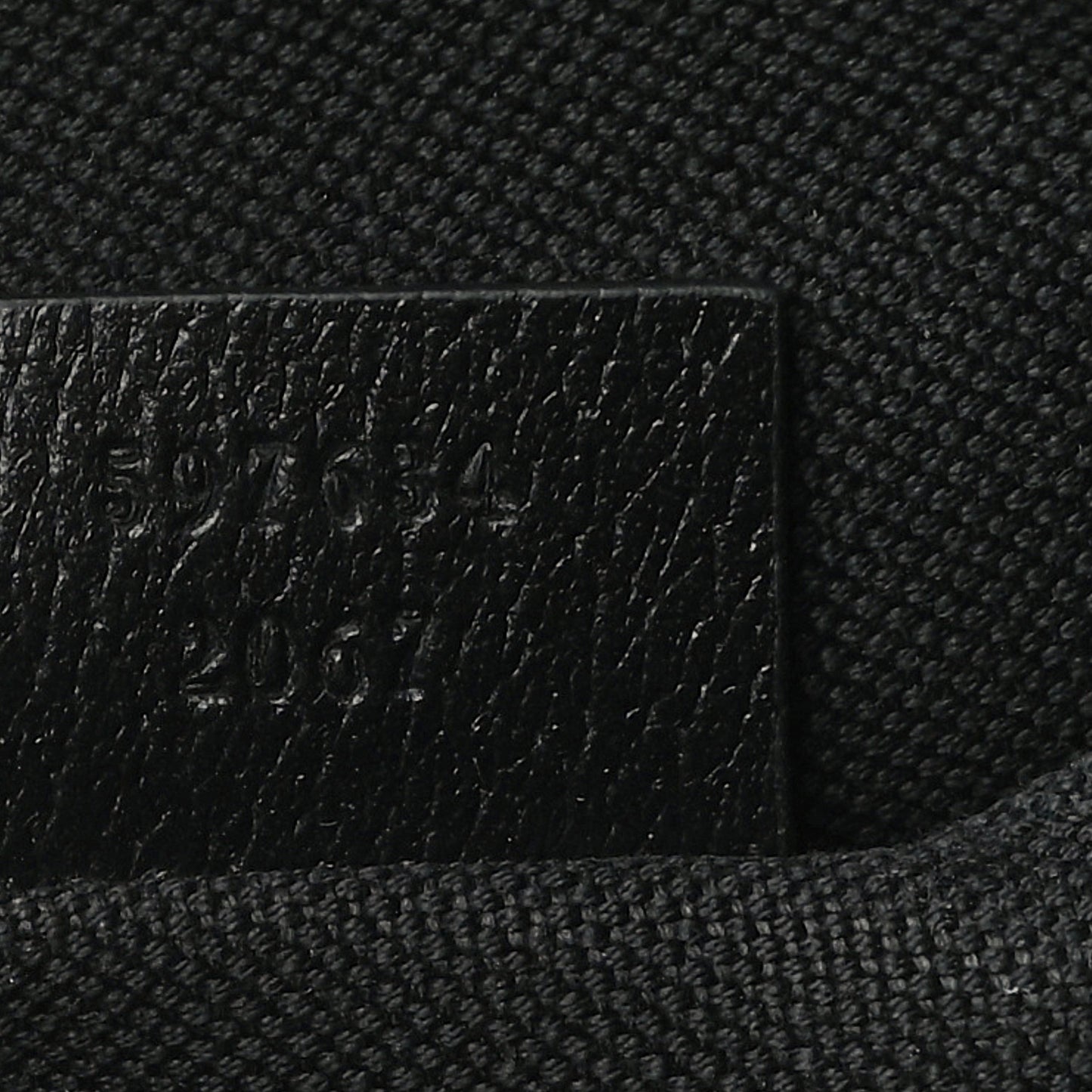 Monogram Wool Pouch Brown