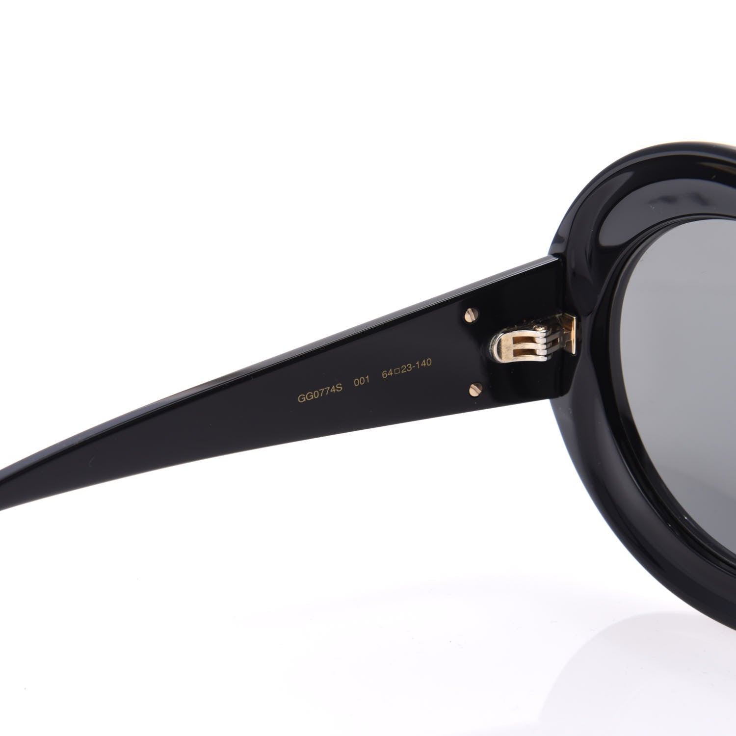 Gucci Acetate Round GG Sunglasses GG0774S Black 6 of 8