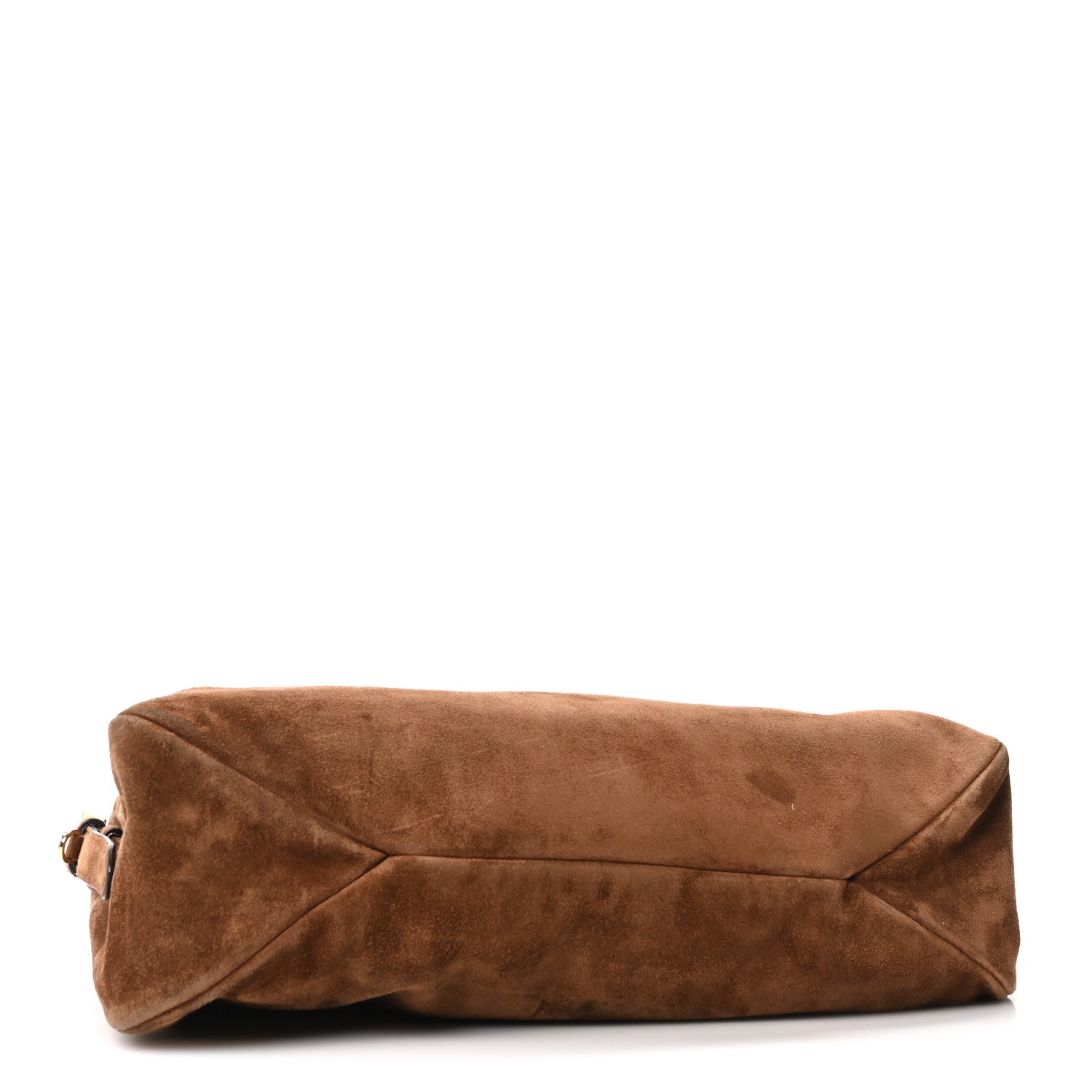 Prada Scamosciato Suede Large Aimee Shoulder Bag Cacao 4 of 10